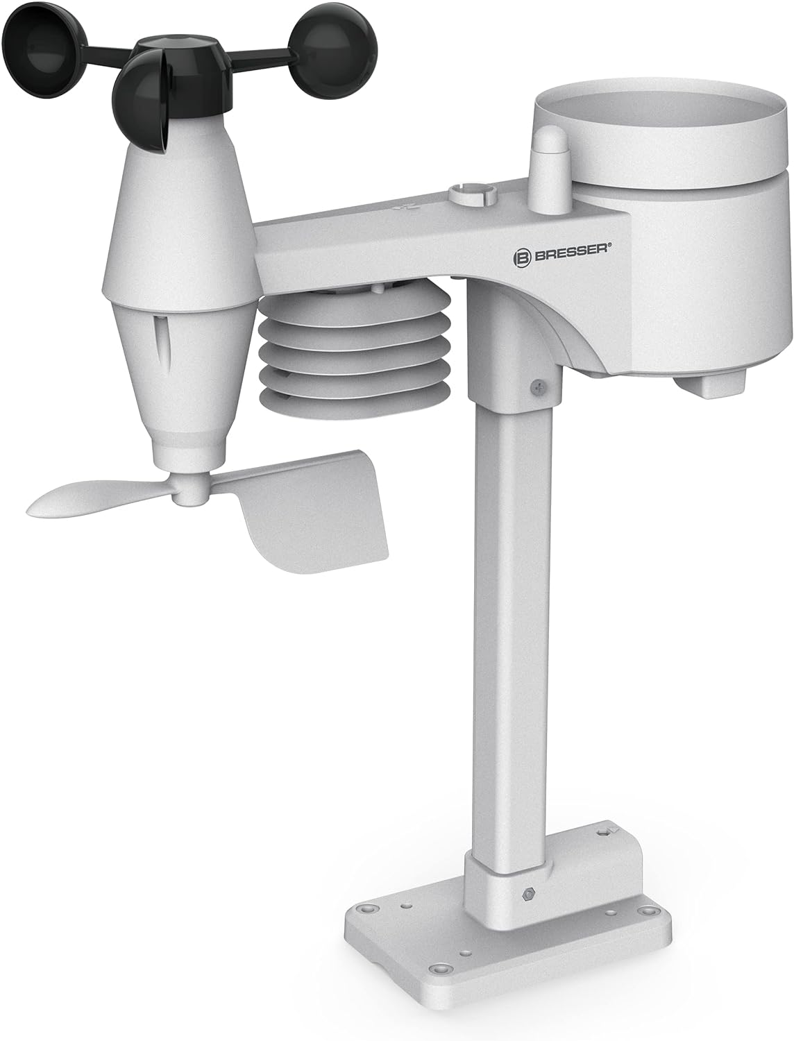 Wetter Center 5-in-1 Beaufort, 5-in-1 Wetterstation, schwarz