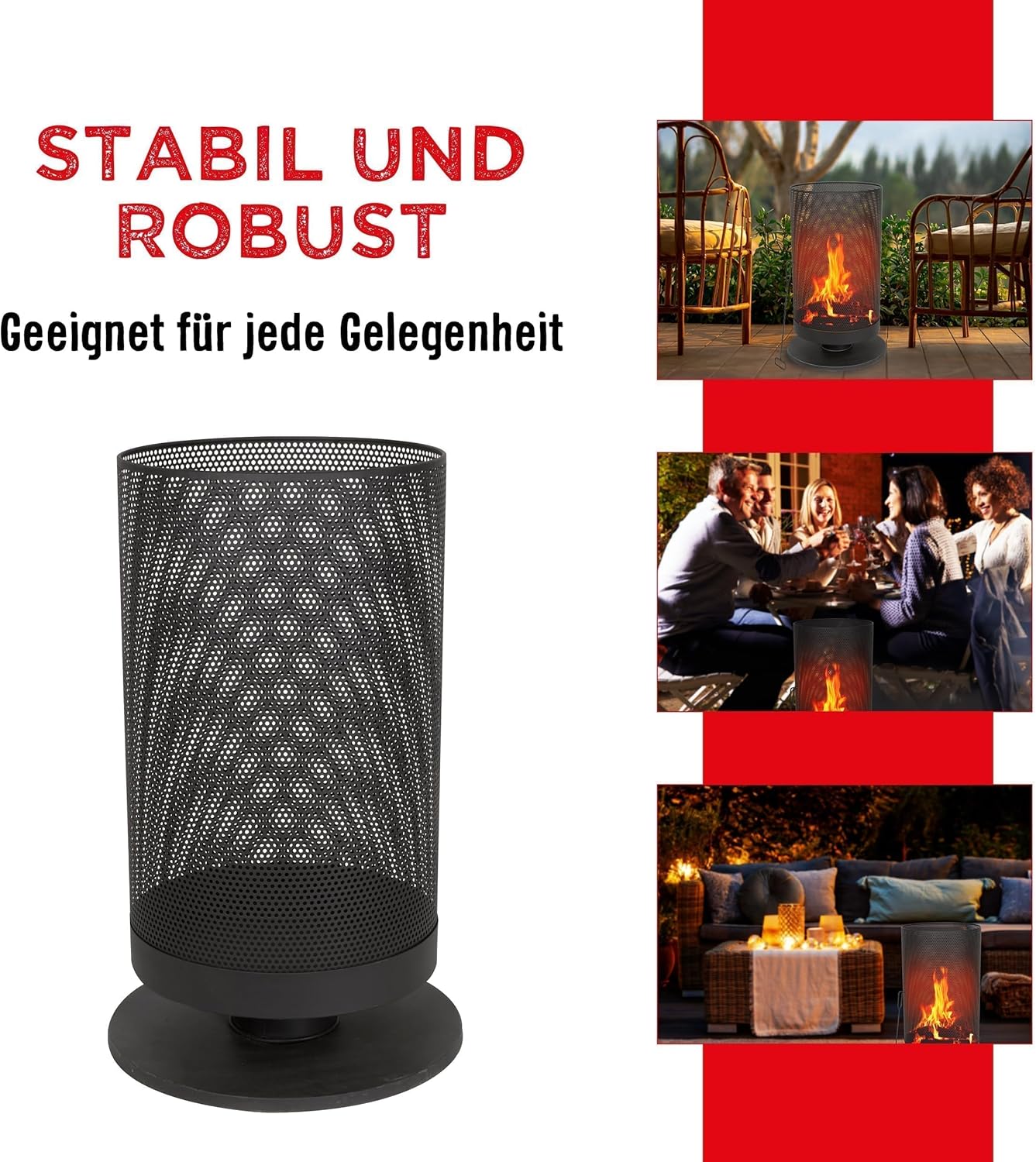 Feuertonne mit Funkenschutz