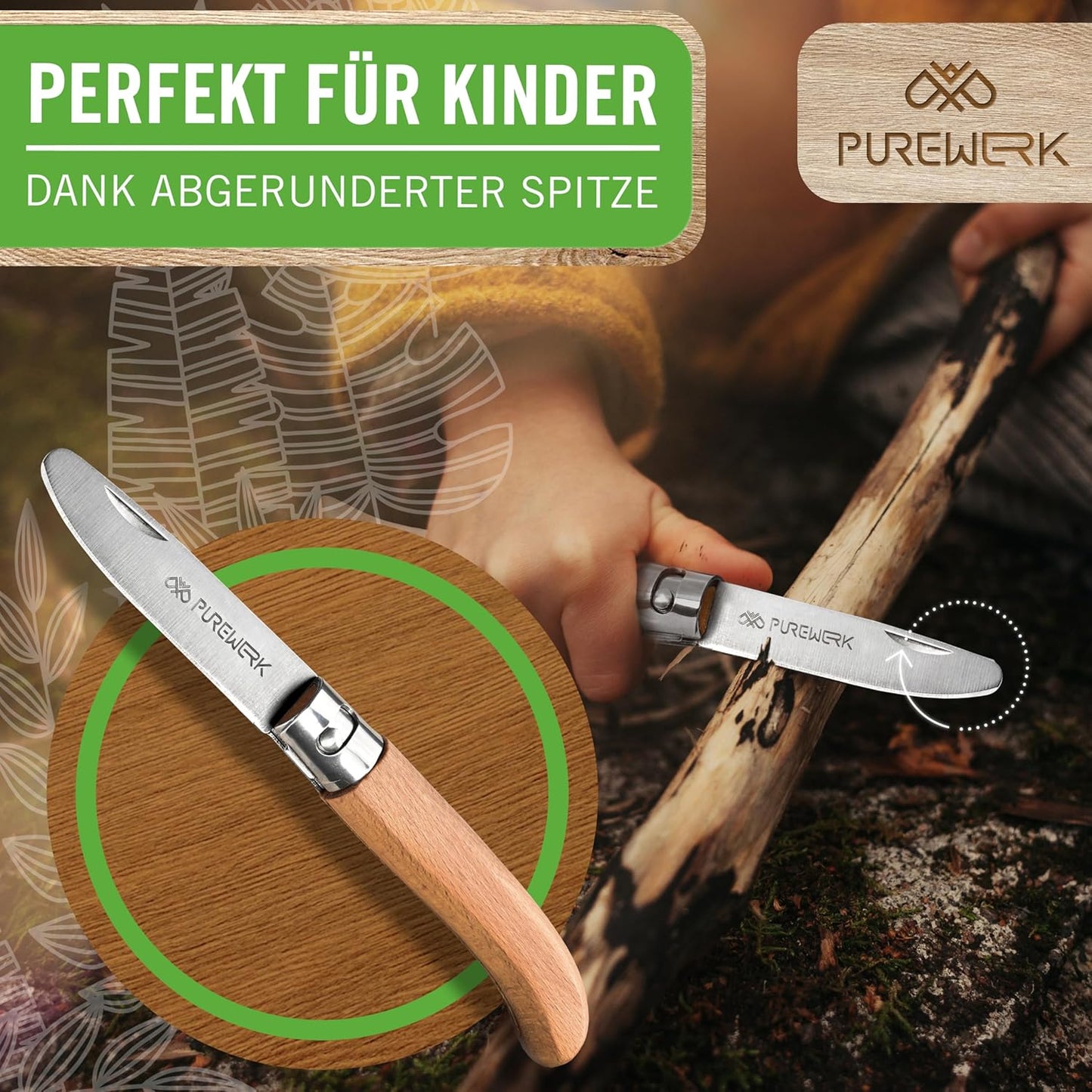 Schnitzmesser-Set für Kinder
