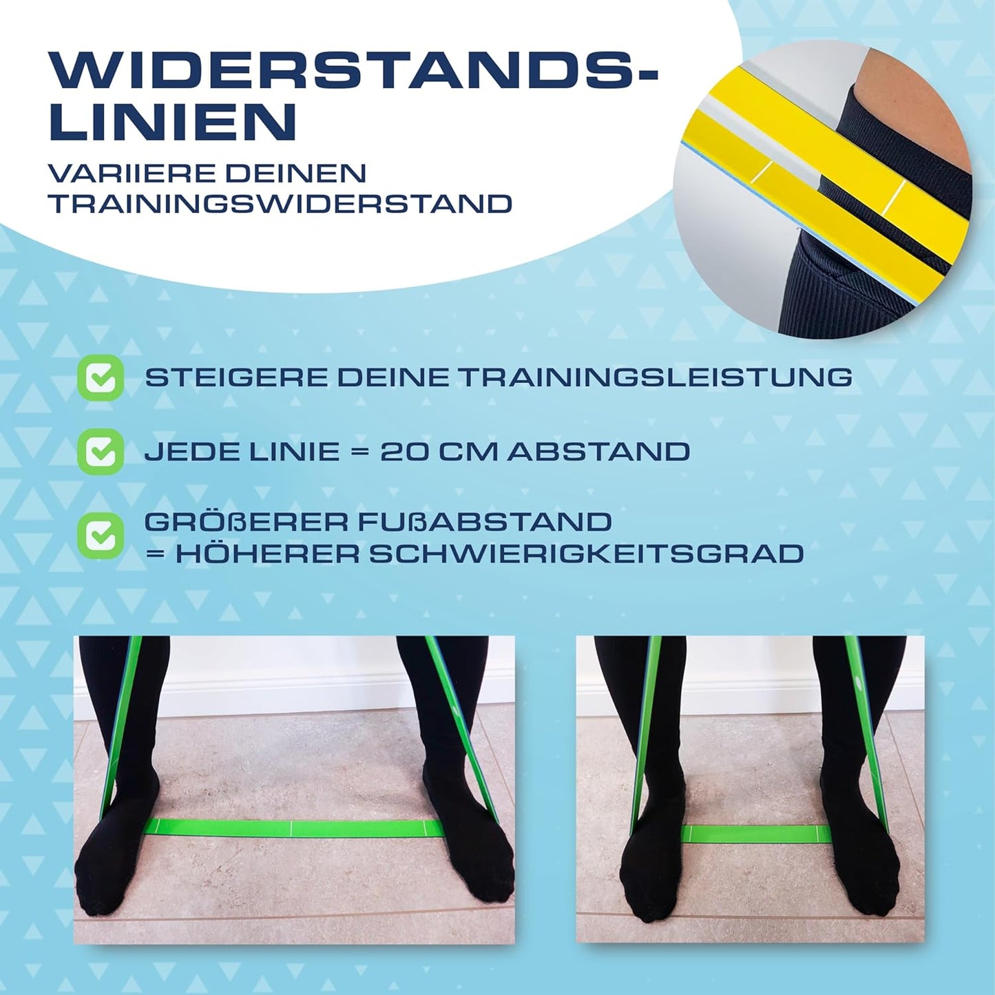 Resistance Bands, SET - 25kg, 35kg, 45kg