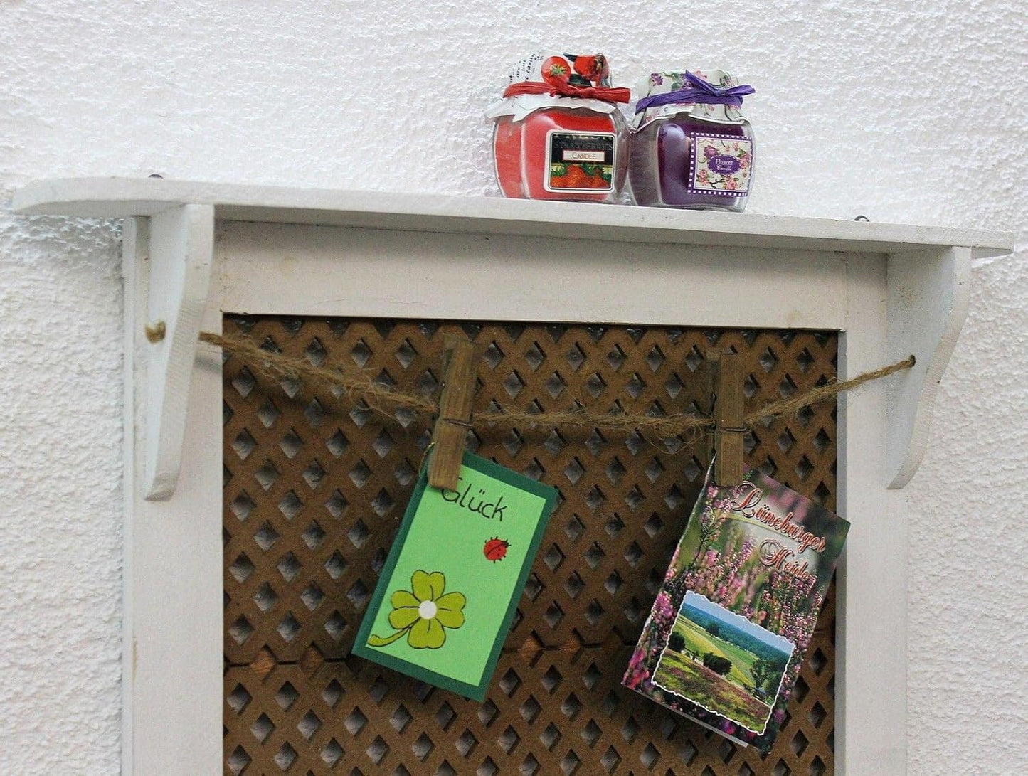 Schlüsselbrett mit Ablage und Memoboard