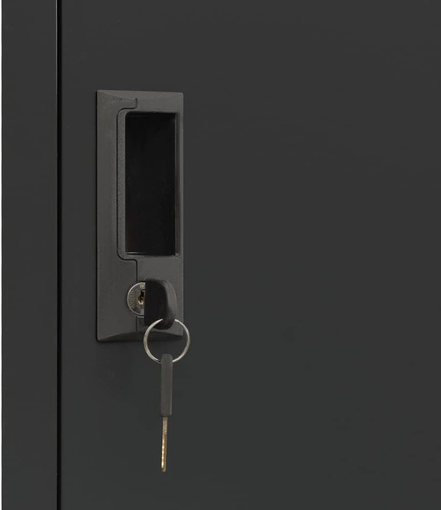 Schliessfachschrank, Anthrazit