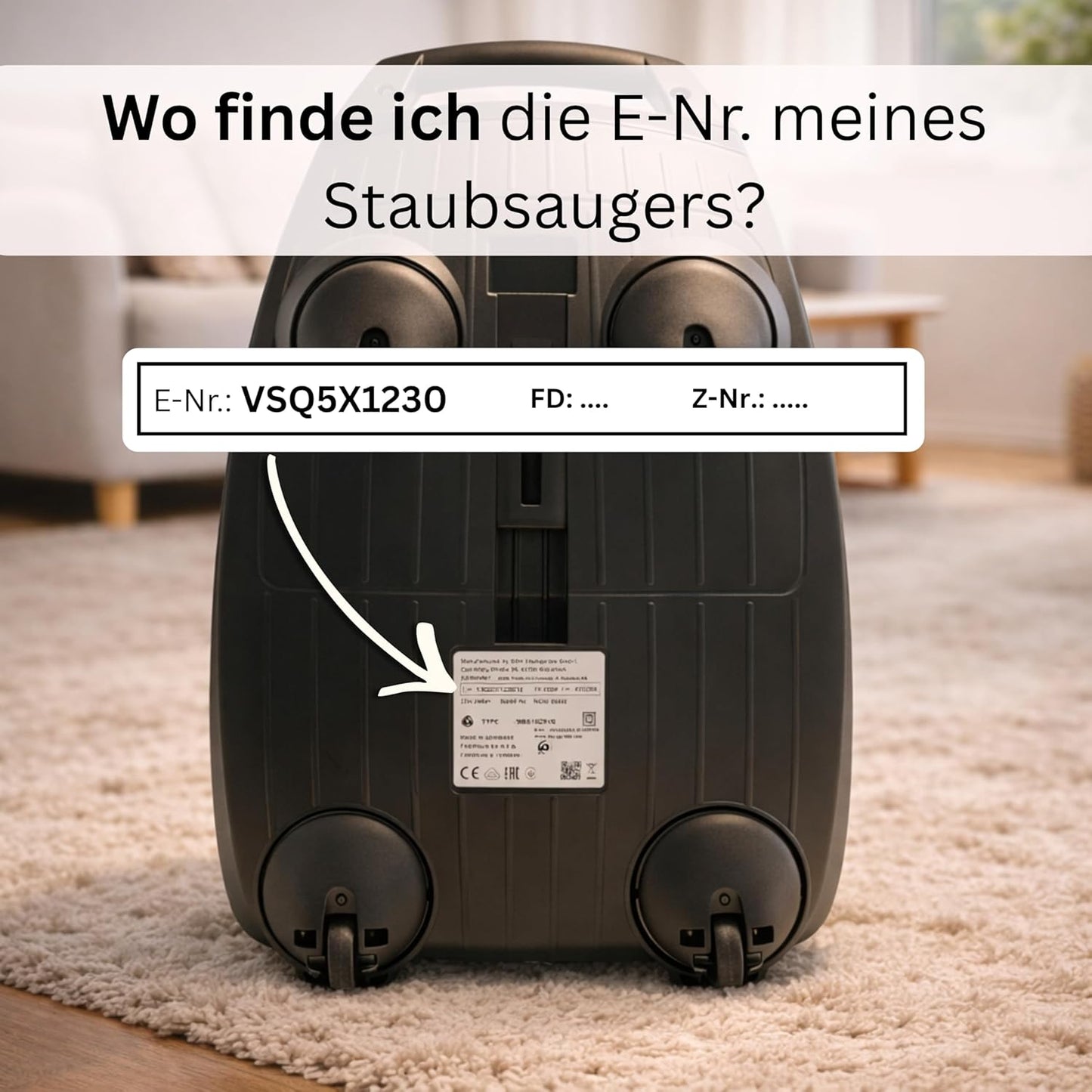 Kombi-Bodendüse für Siemens Staubsauger, Bodendüse