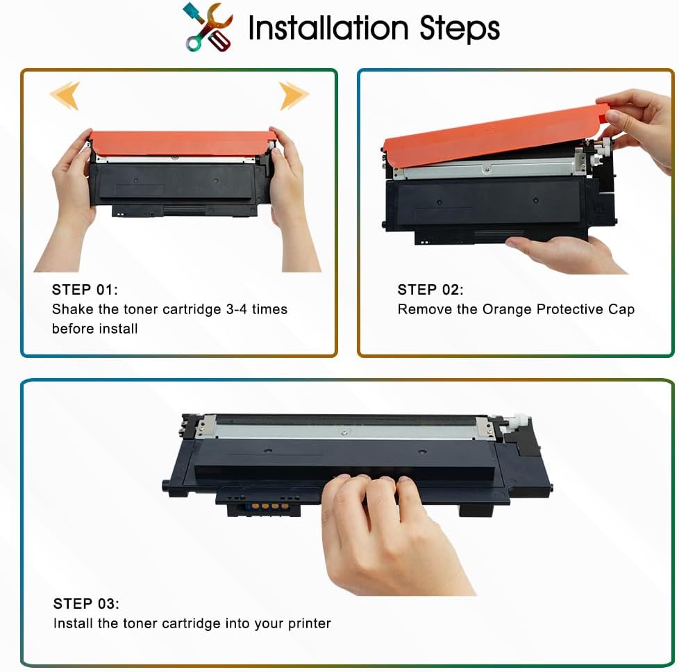 4er-Pack Toner für Samsung C43X und C48X-Serien