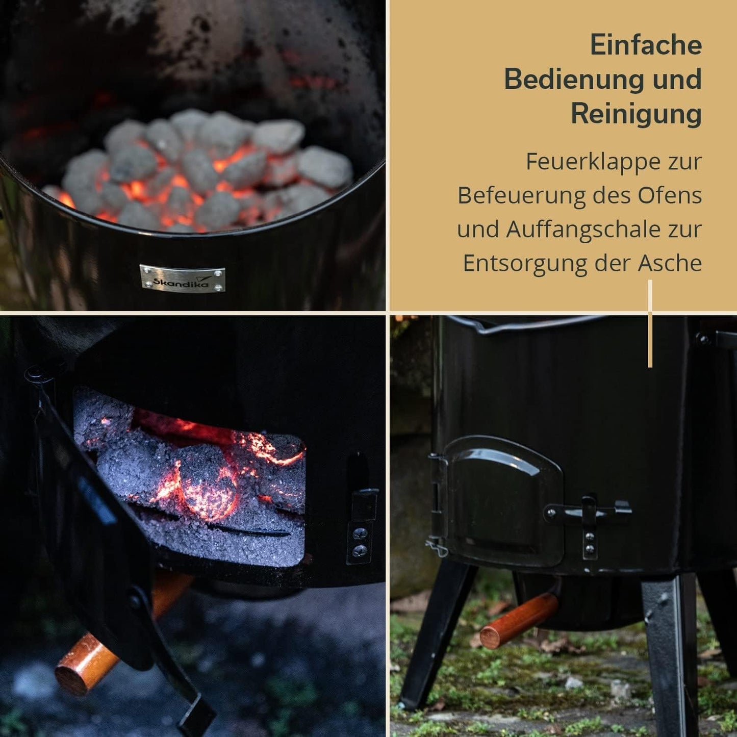 Gulaschkanone mit Grillzubehör (14 Liter)