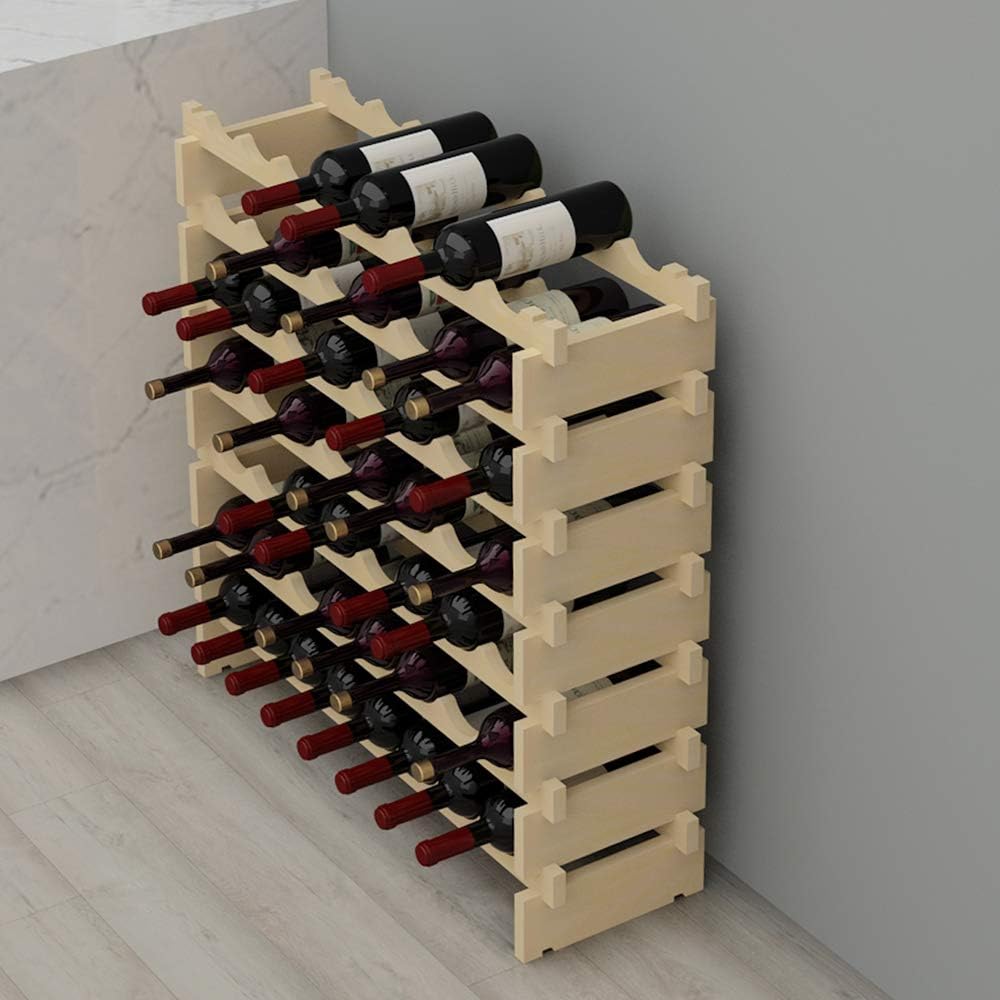 Stapelbares Weinregal für 48 Flaschen, 48 Flaschen