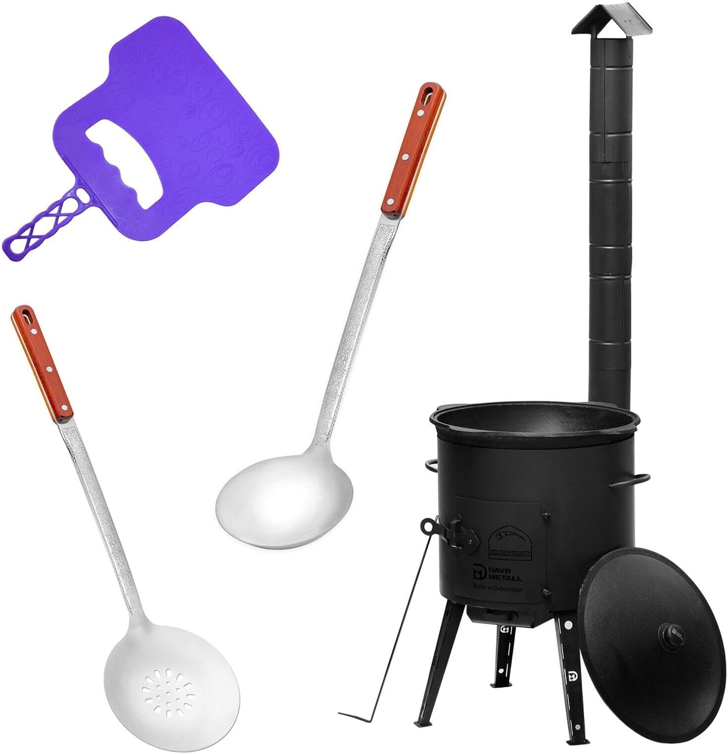 Gulaschkanone mit 8 Liter Kazan, 8 L + Ø36 cm