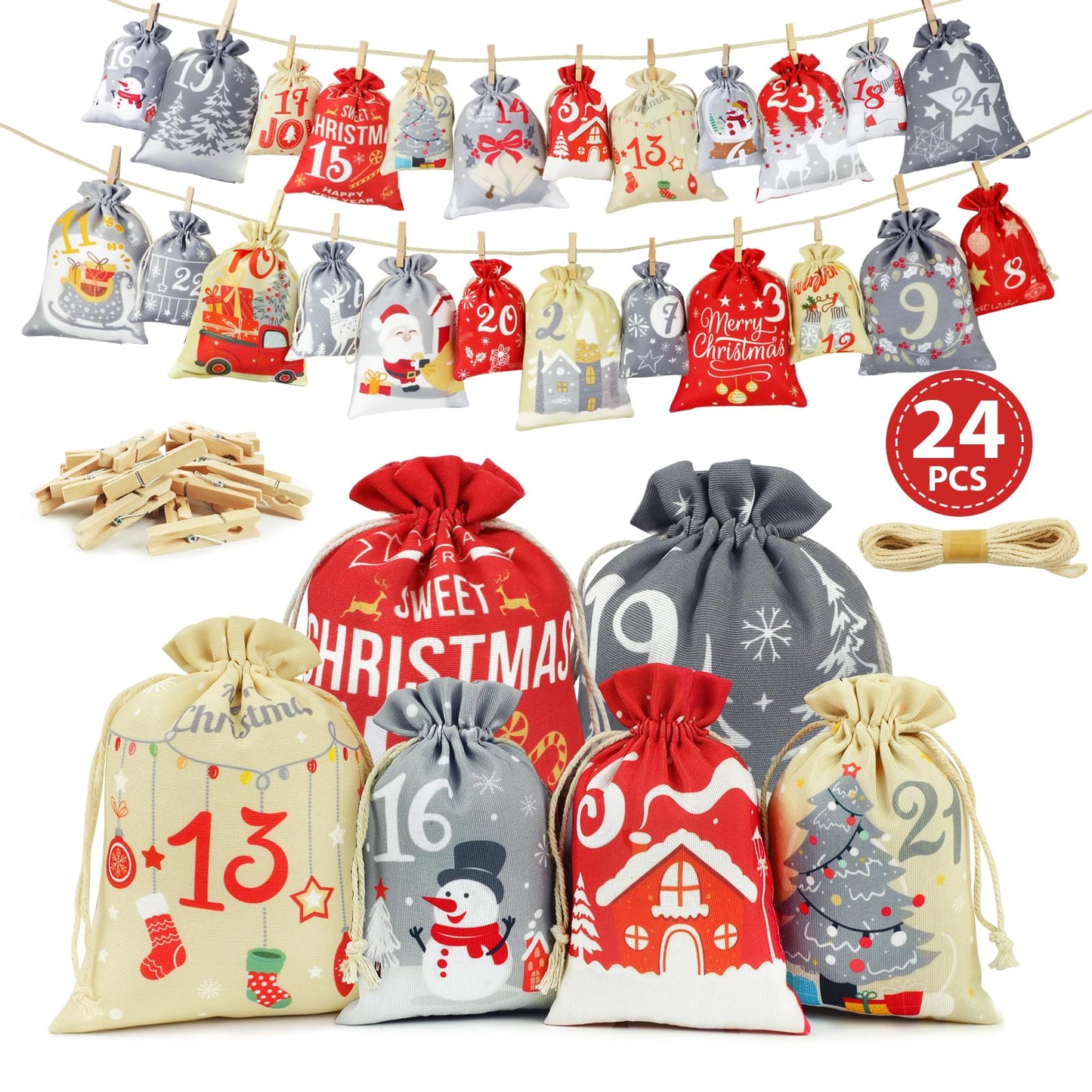 Adventskalender zum Befüllen, Classic