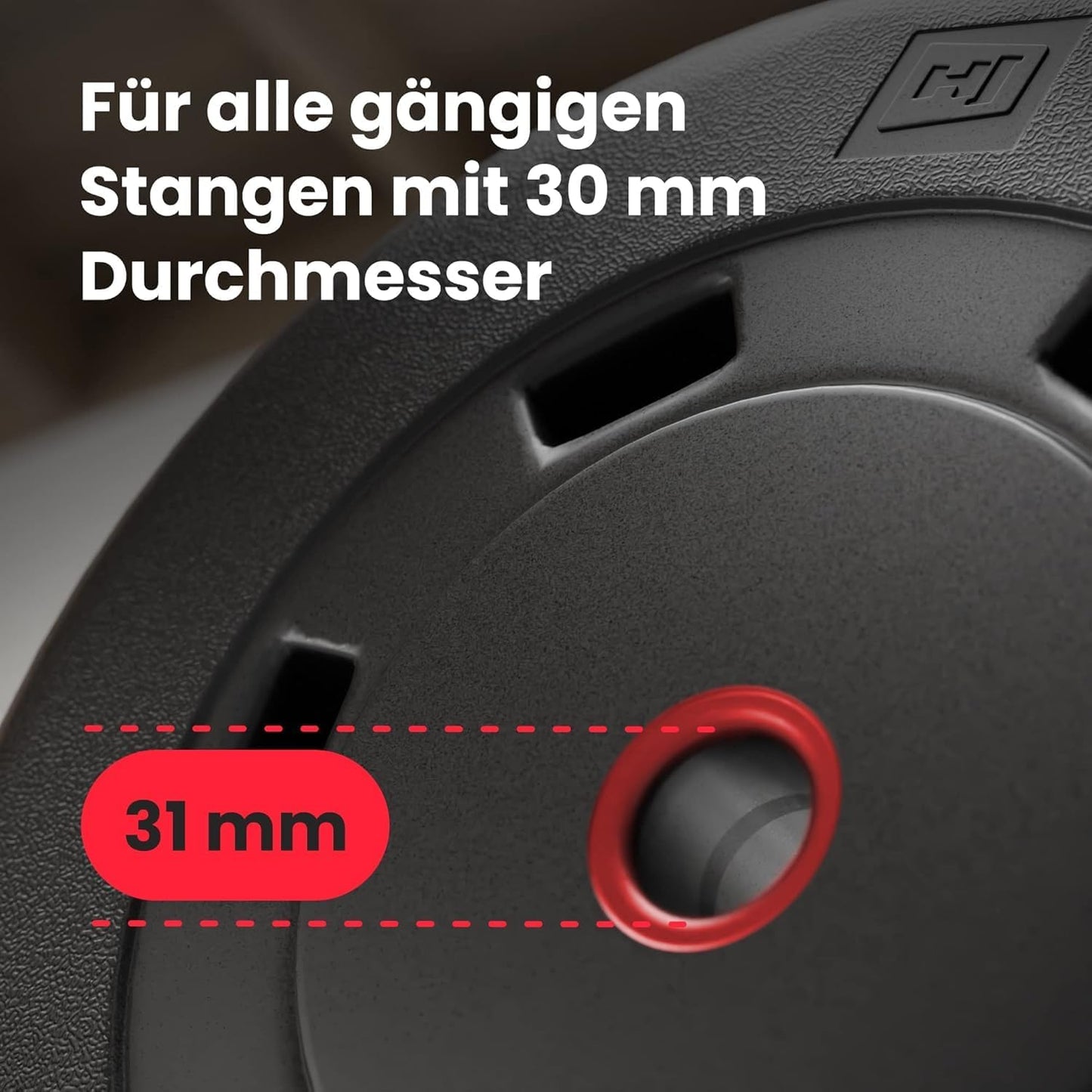 Hantelscheiben-Set (4 x 5 kg), 4 x 5 kg