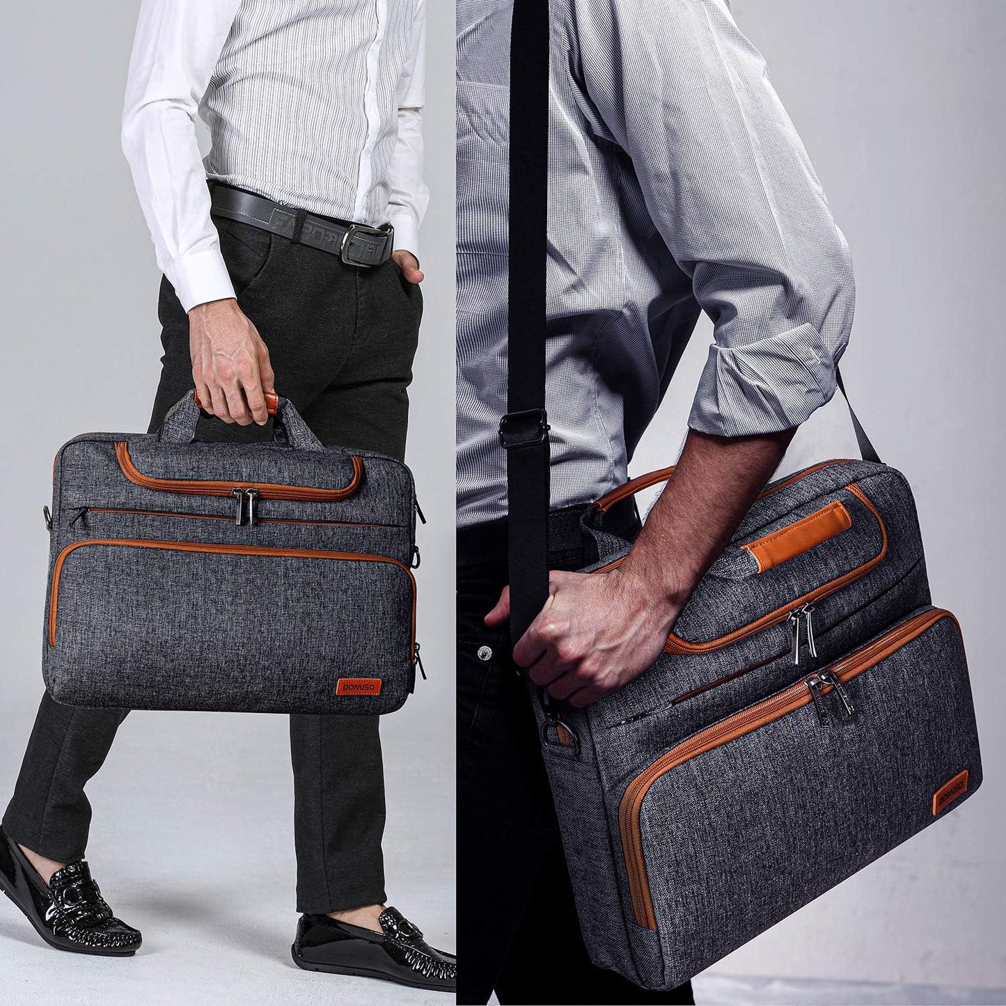 Wasserdichte Laptoptasche, 17 - 17,3 Zoll Dunkelgrau