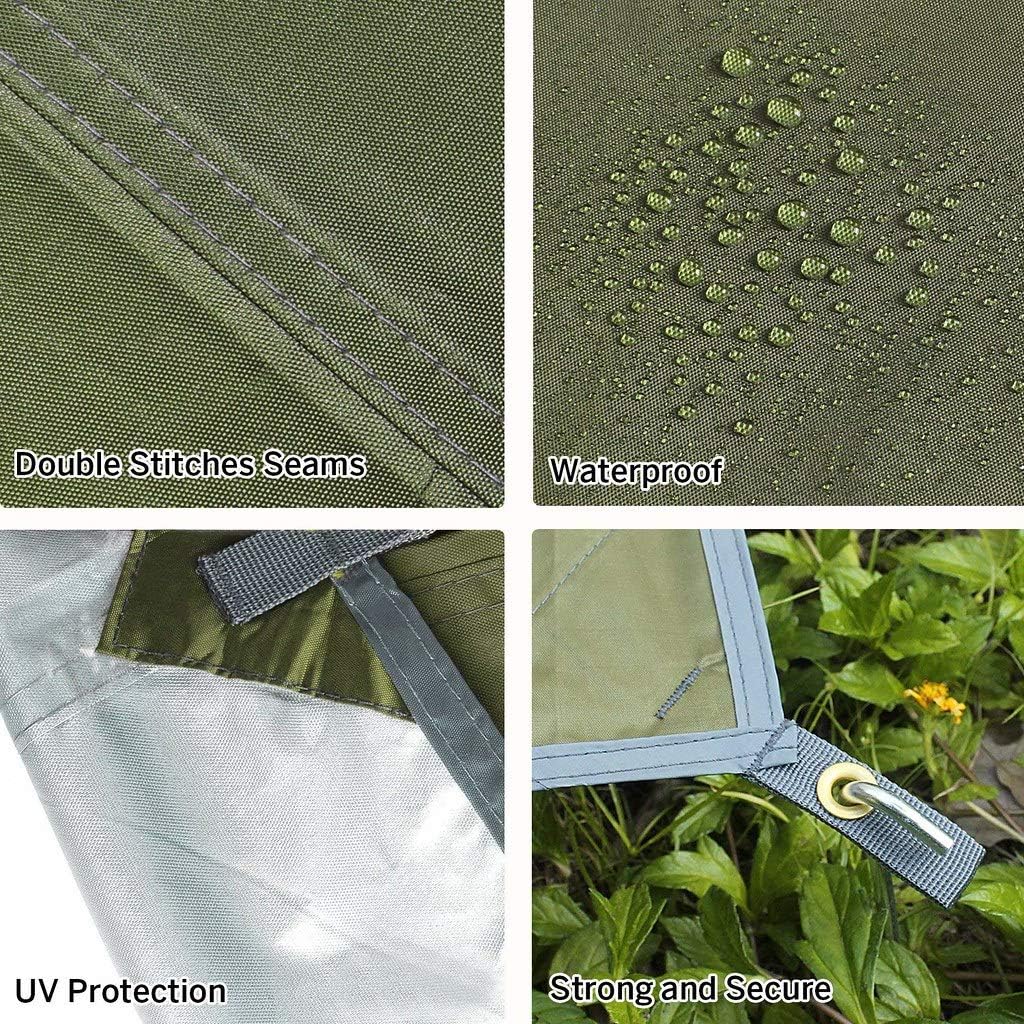 Wasserdichtes Tarp, Armee Grün 3x4 m