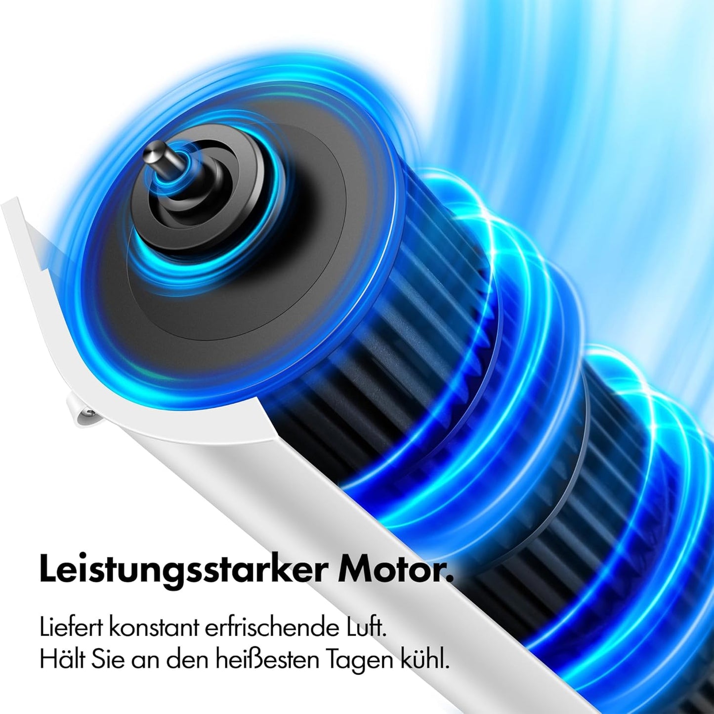 Turmventilator mit Timer & Aromaschale (80 cm), Weiss 80cm
