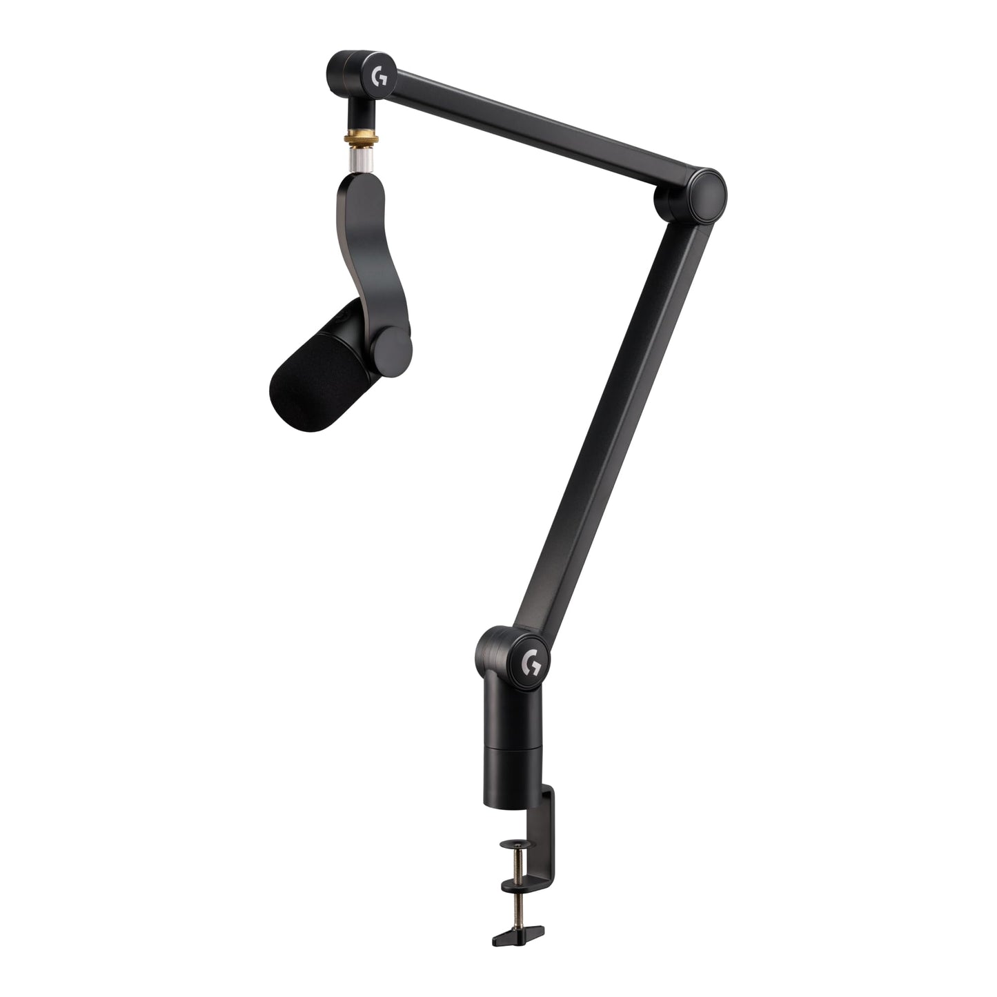 Yeticaster GX Dynamic RGB Gaming Mic, Schwarz Mikrofon + Schwenkarm