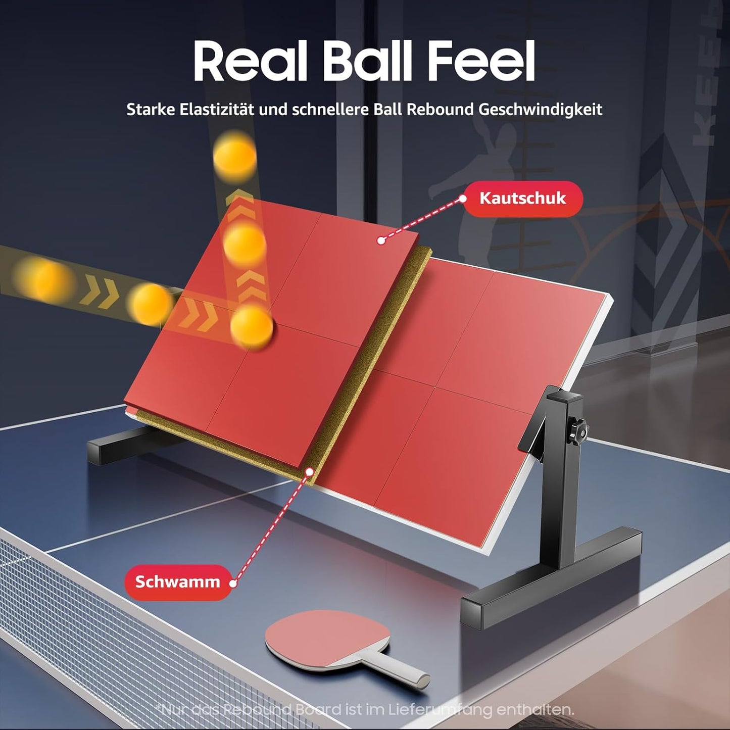 Tischtennis Returnbrett Pro Rebounder für Indoor-Training