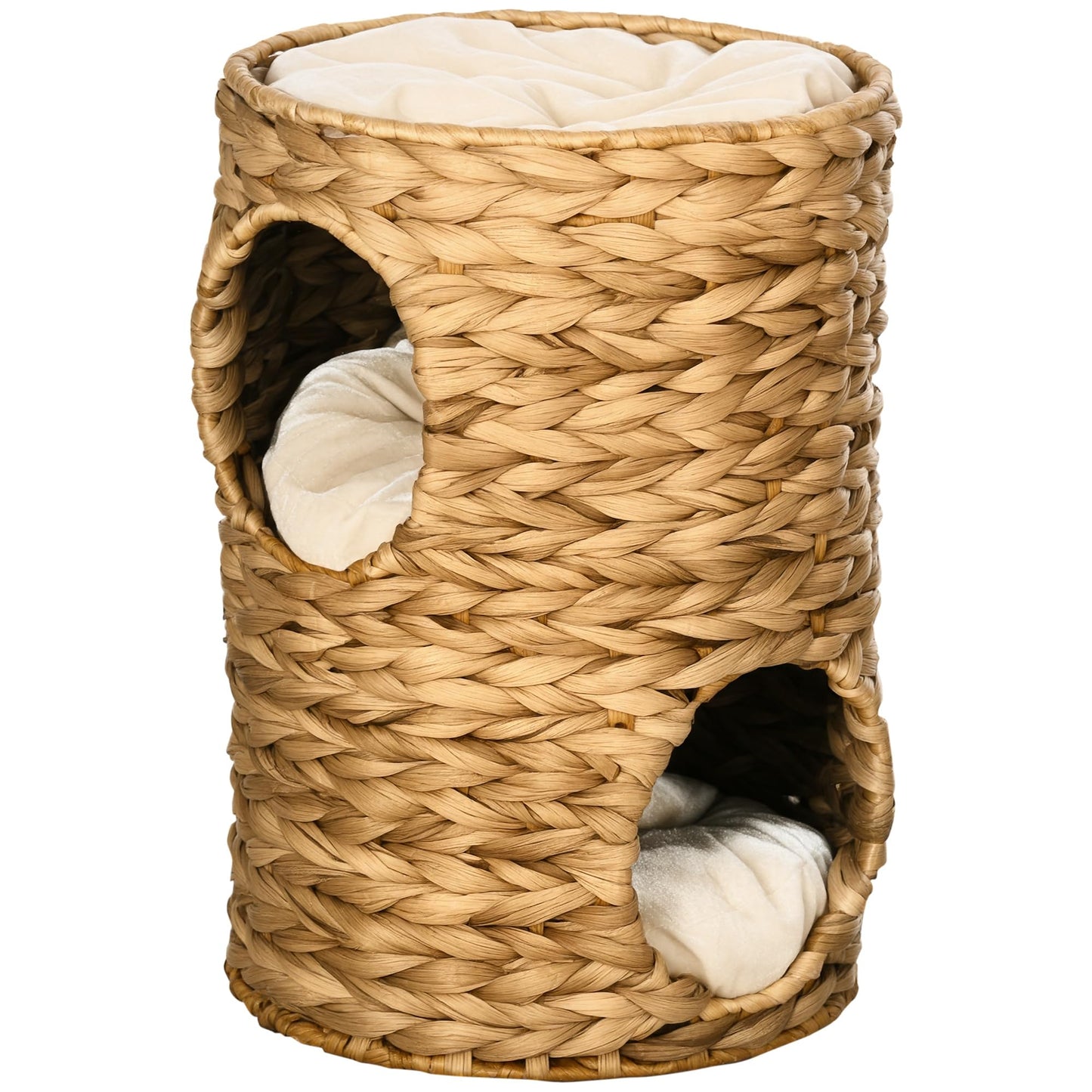 Kratztonne mit 2 Höhlen & Kissen (47 cm)