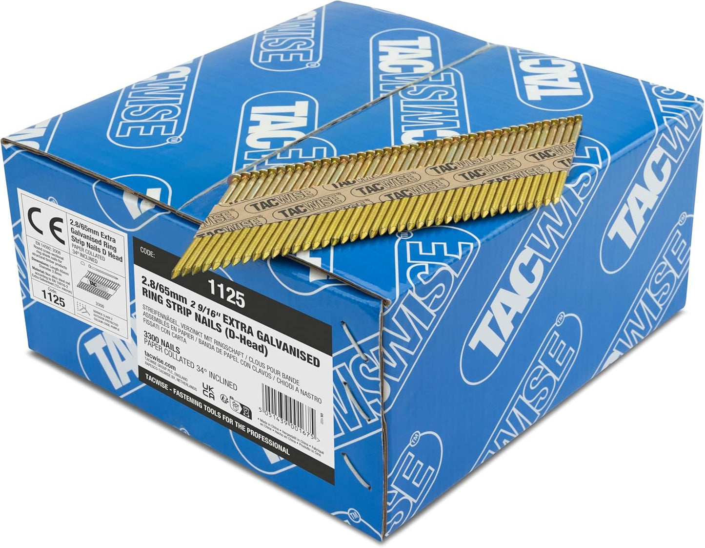 Rahmennägel D-Kopf (3300 Stück), Pack of 3300, Silber