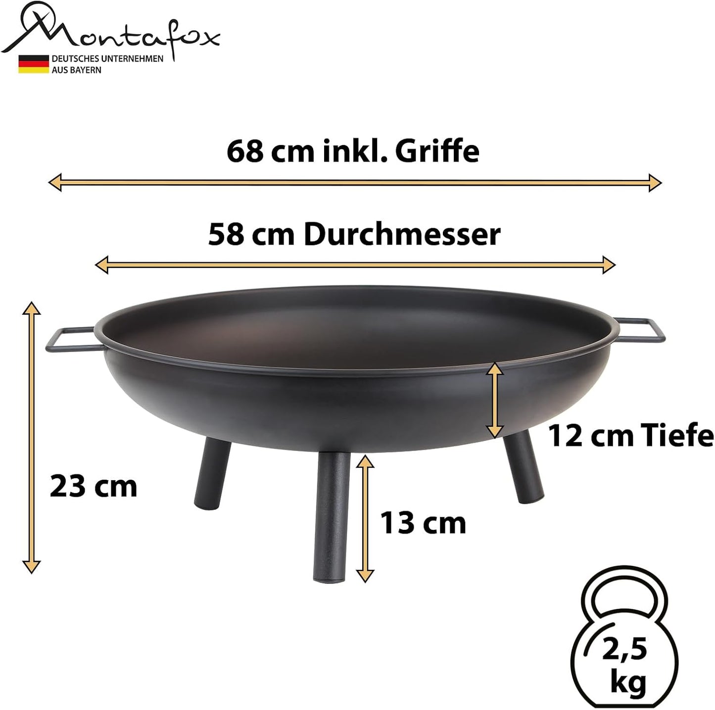 ‎16330 Dreibein-Feuerschale