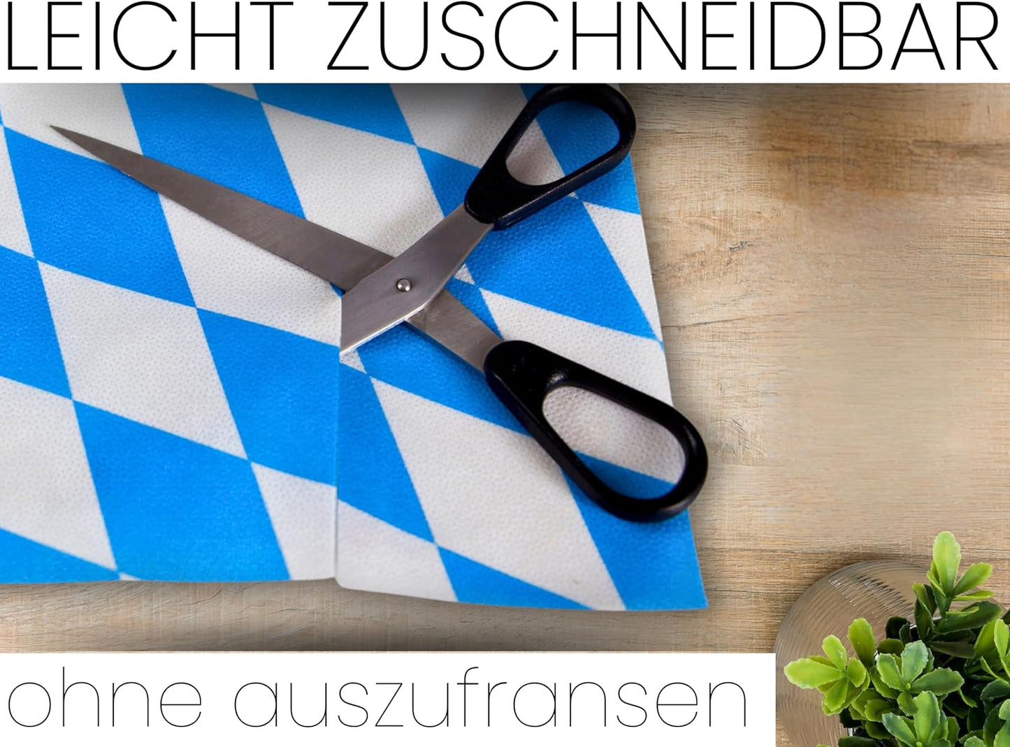 Tischdeckenrolle mit Lotus-Effekt, Bayern 250 x 150 cm (Rechteckig)