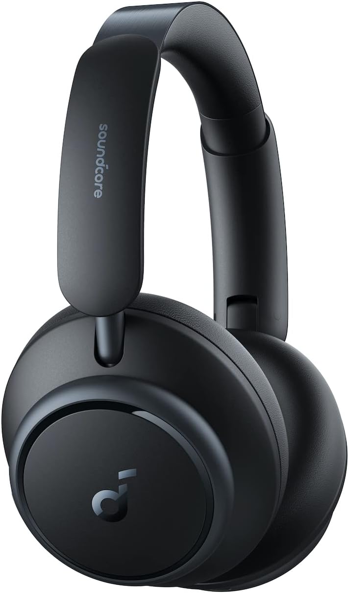 Bluetooth Kopfhörer Space Q45 mit Geräuschunterdrückung und App, Schwarz
