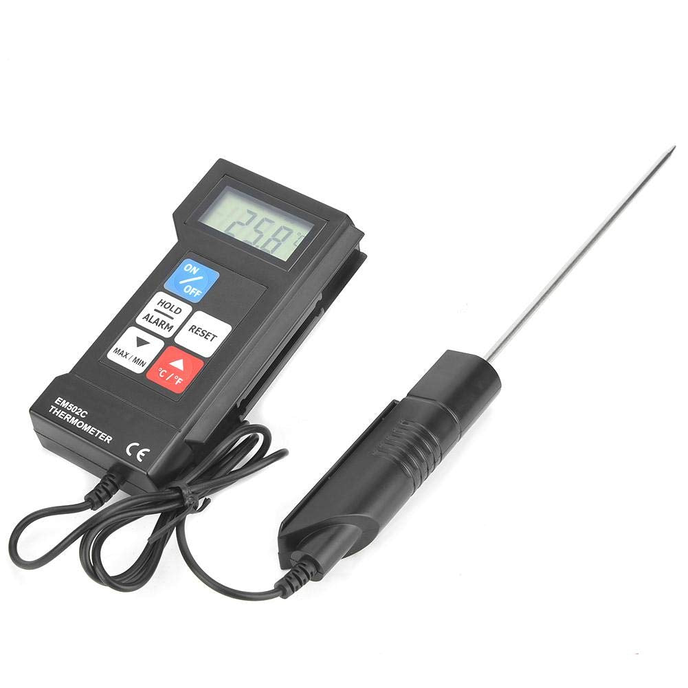 Digitales Hochpräzisions-Thermometer EM502C mit Fühler