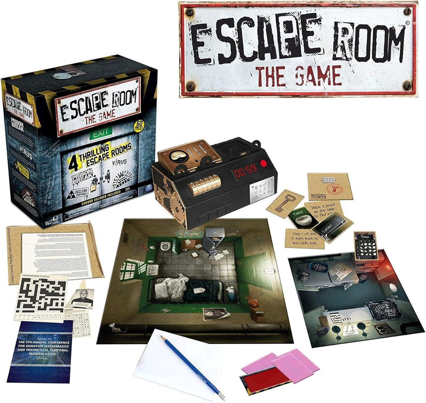 Escape Room mit 4 Fällen, Single