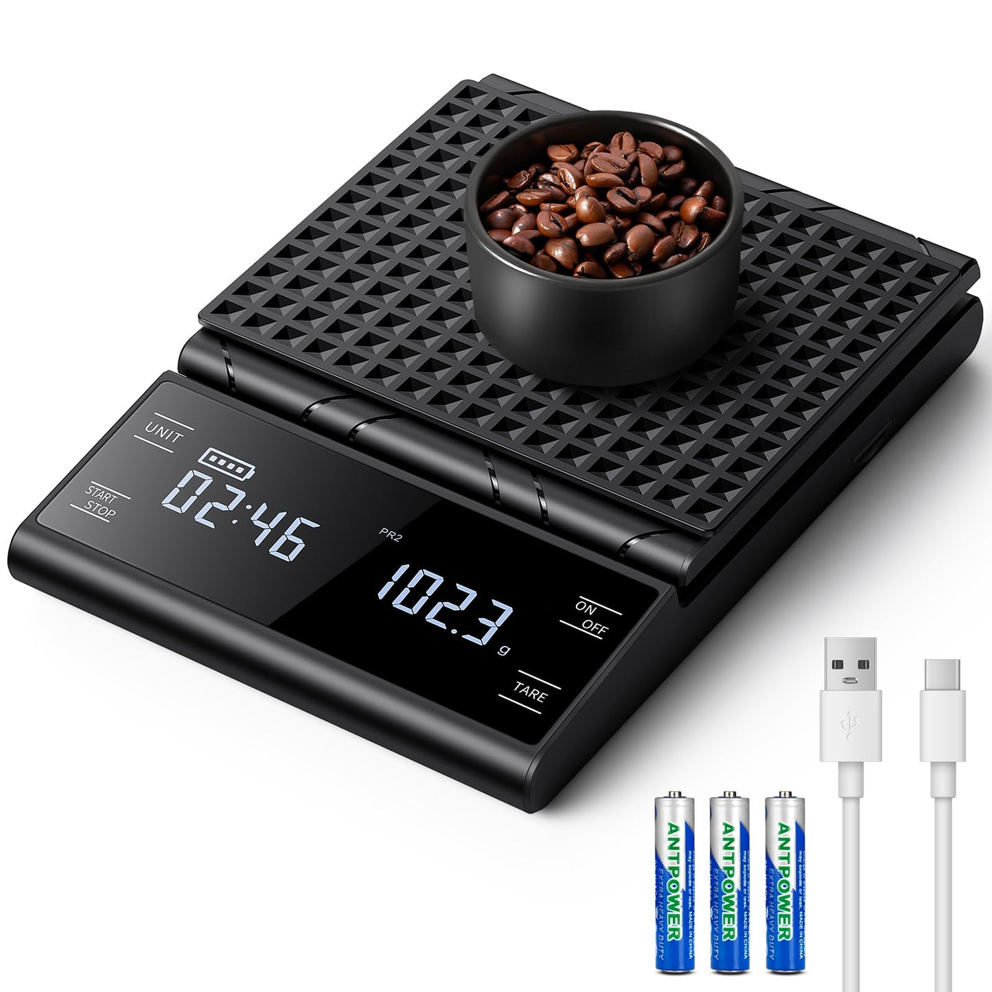 Digitale Kaffeewaage mit Timer