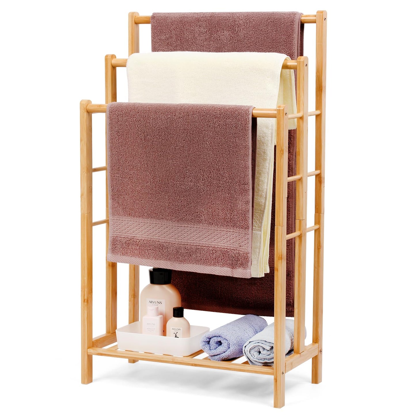 Handtuchständer mit Ablage, 86cm hoch