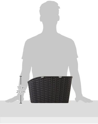 Weave WP Fahrrad-Hinterradkorb, Schwarz