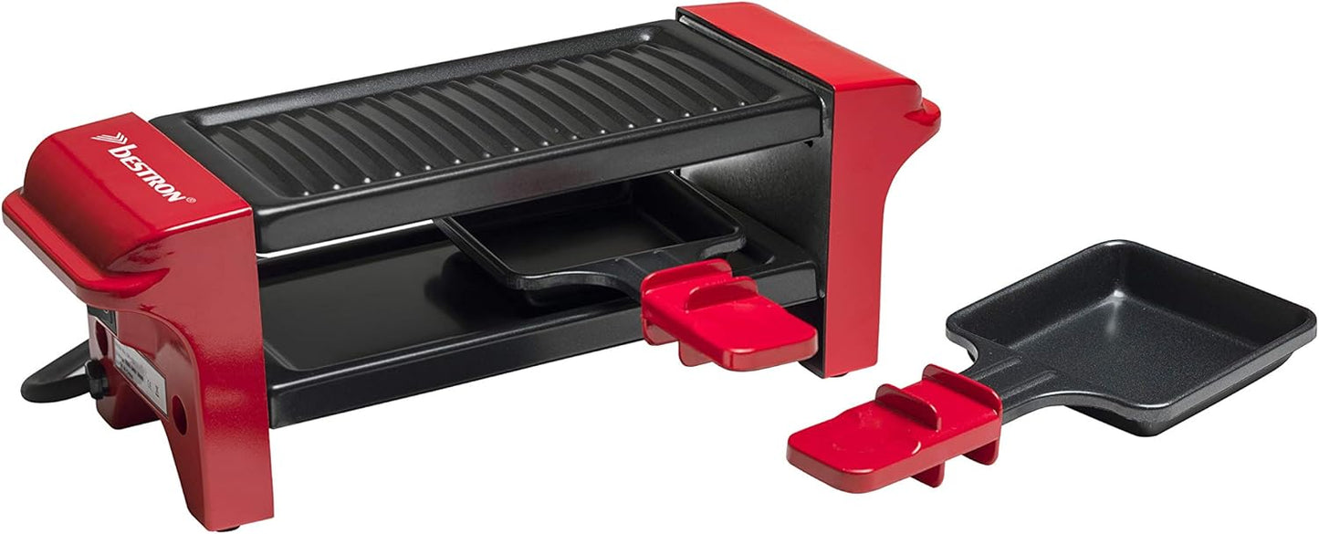 Mini Raclette-Grill, Rot