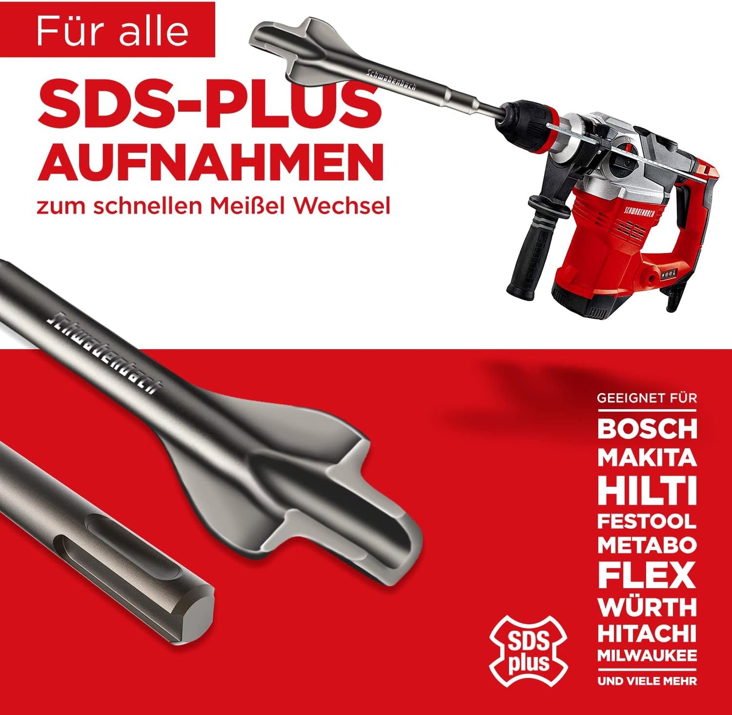Flügelmeissel SDS Plus, 60x250 - SDS PLUS - FLÜGELMEISSEL