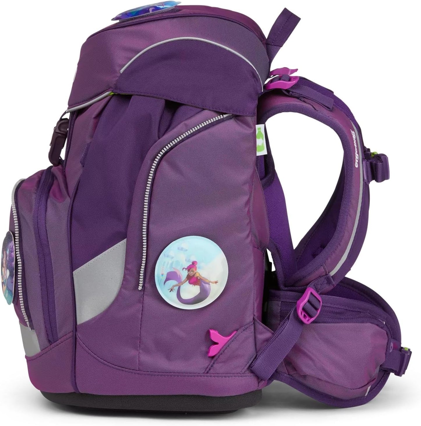 6-teiliges ergonomischer Schulranzen-Set Meereszaubär, Einheitsgröße Meereszaubär - Lila