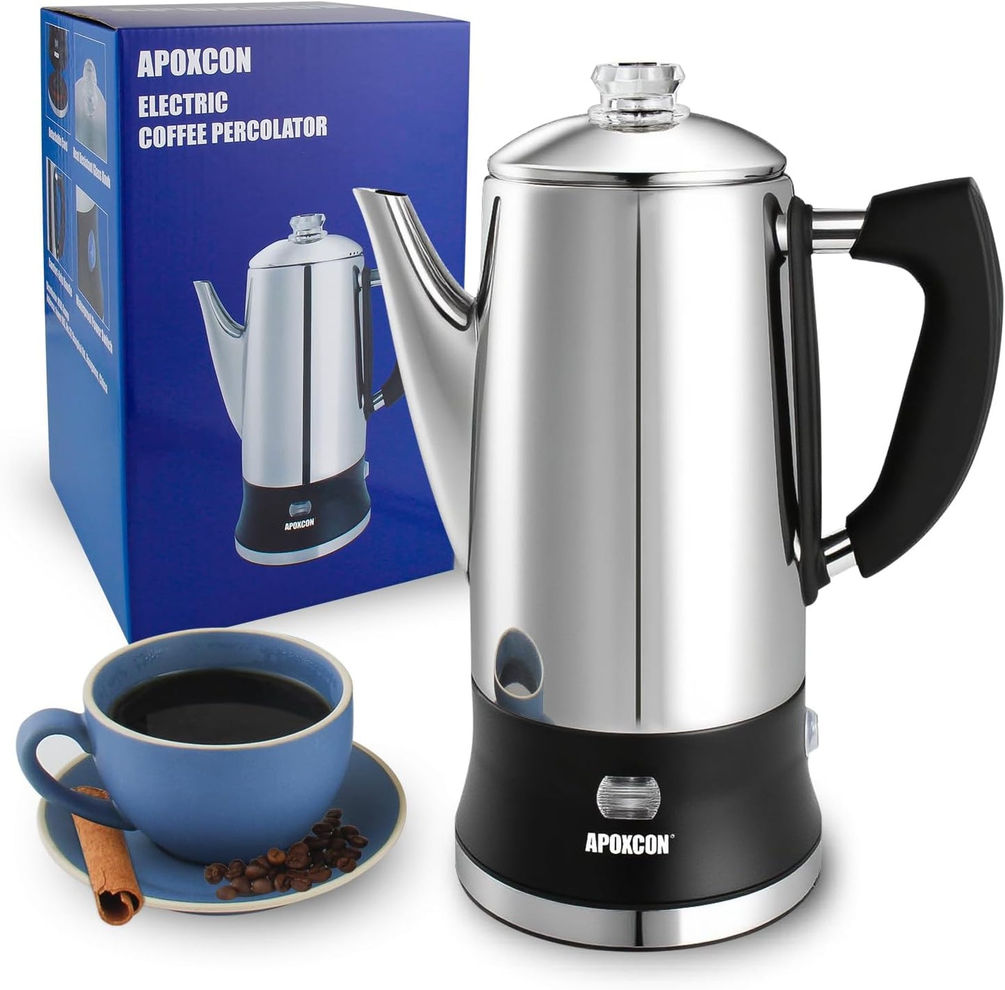 Elektrischer Kaffeebereiter für 12 Tassen