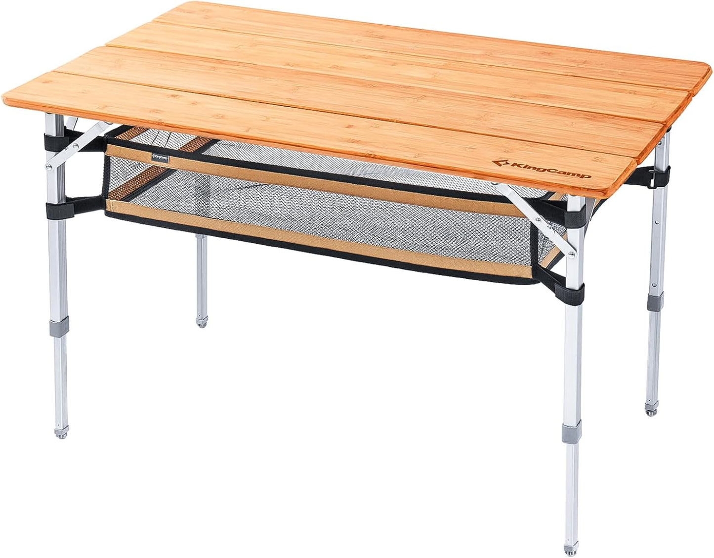 Höhenverstellbarer Klapptisch, 4 Taf./Gelb (100 × 65cm)/Nets
