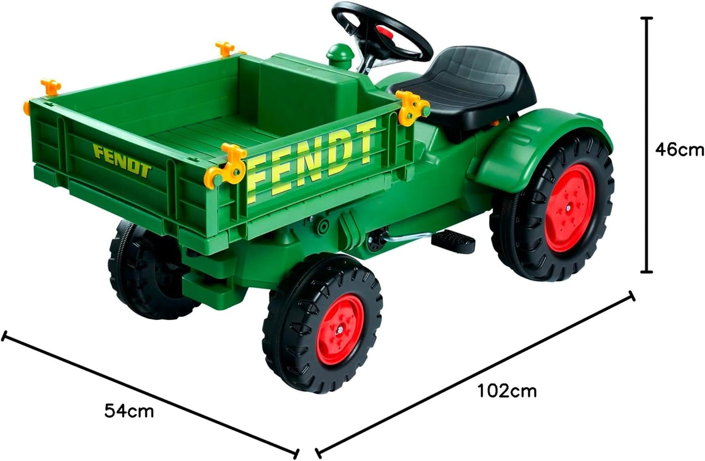 Kindertraktor Fendt mit Präzisionskettenantrieb, Single