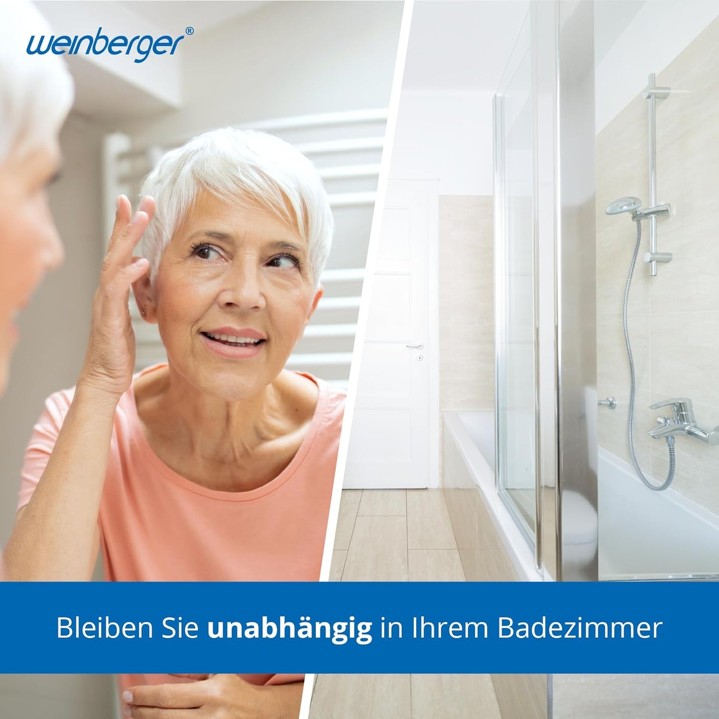 Drehbarer Dusch- und Badhocker Gratia