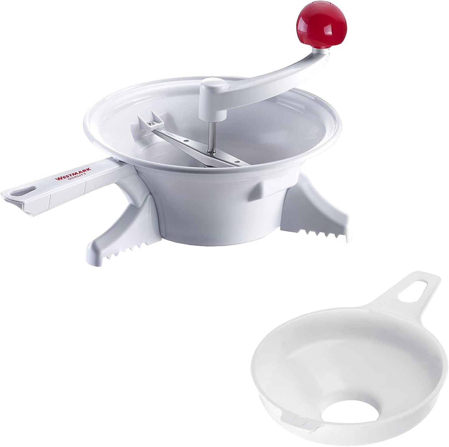 Einkoch-Set, Passiermaschine + Einmachtrichter