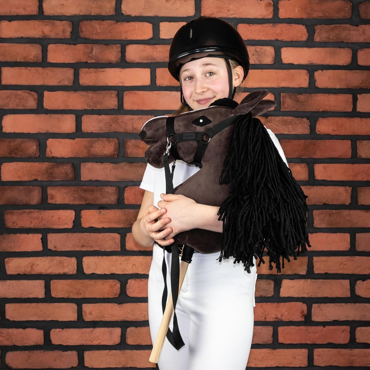 Hobby Horse mit Halfter und Zügeln