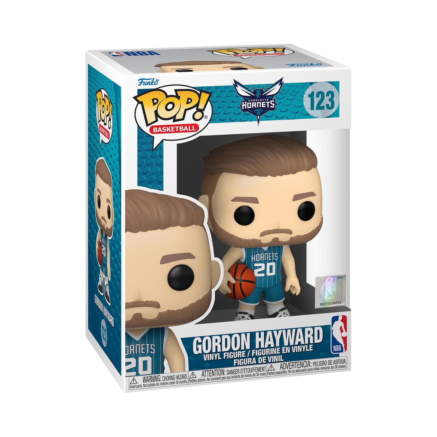 POP! - NBA - Charlotte Hornets: Gordon Hayward (Teal Jersey)