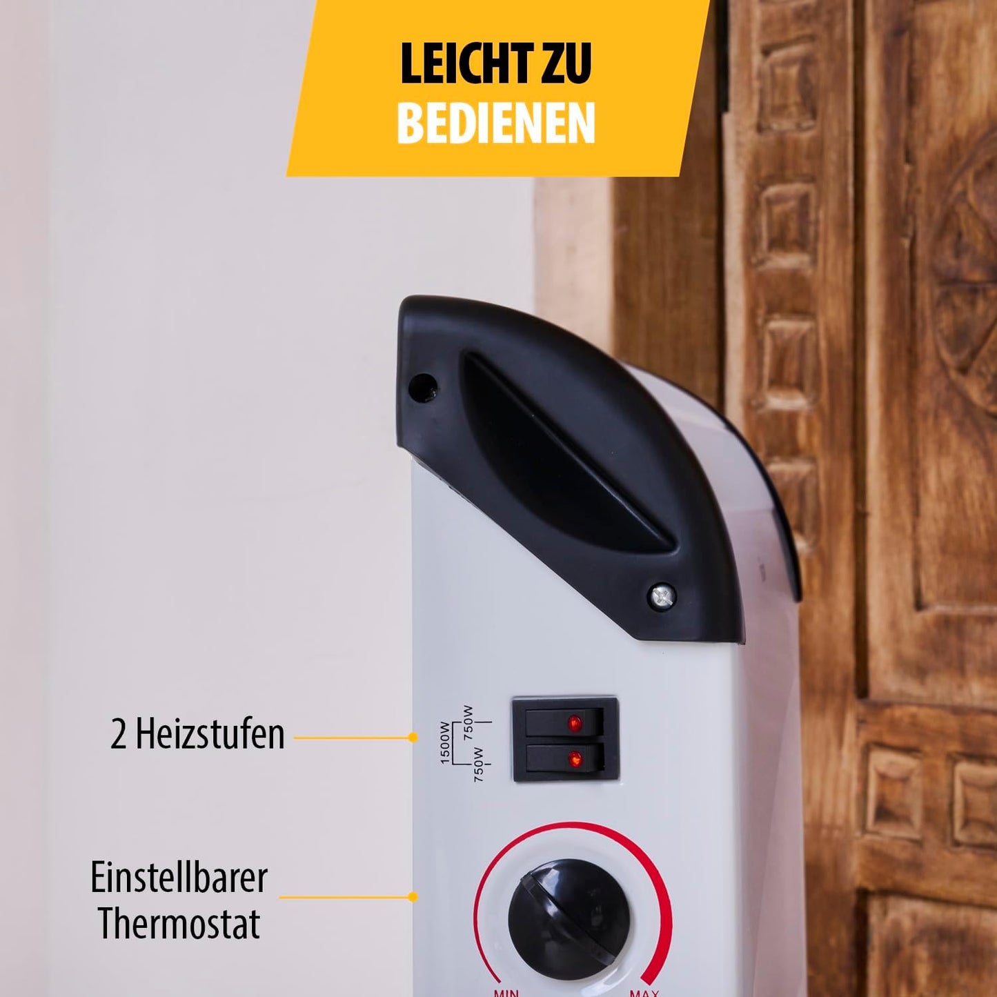 Konvektorheizung KA-5911, 1500W, KA-5911