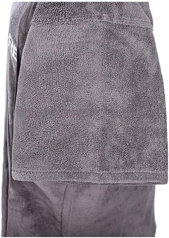 Surf Poncho mit Kapuze, L-XL Grau
