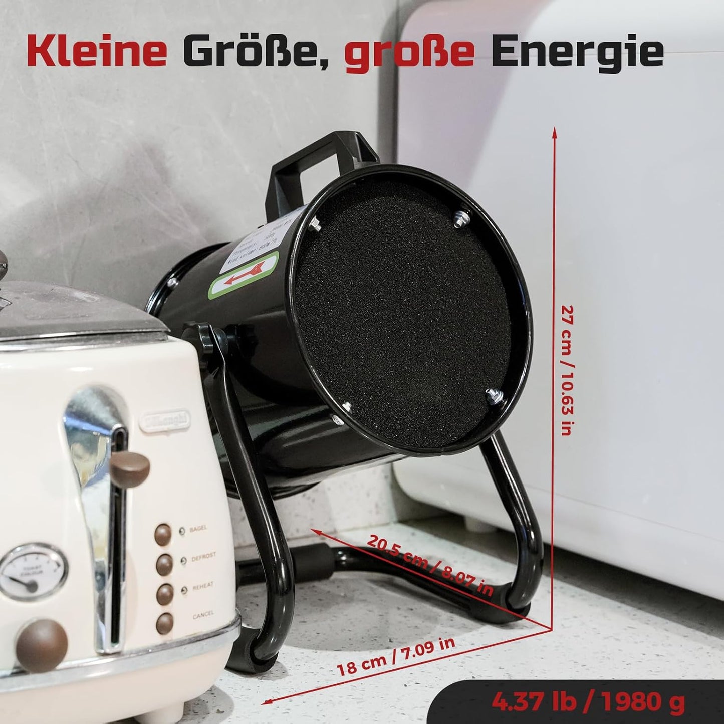 Tragbare Dunstabzugshaube mit 10x Aktivkohlefilter, Dunstabzugshaube