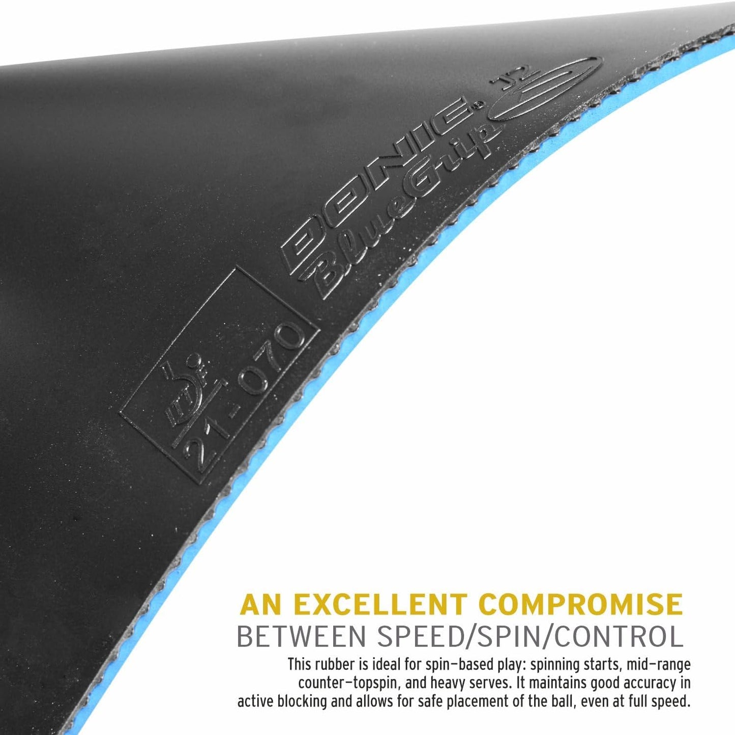 Tischtennisbelag BlueGrip J2, Max Schwarz