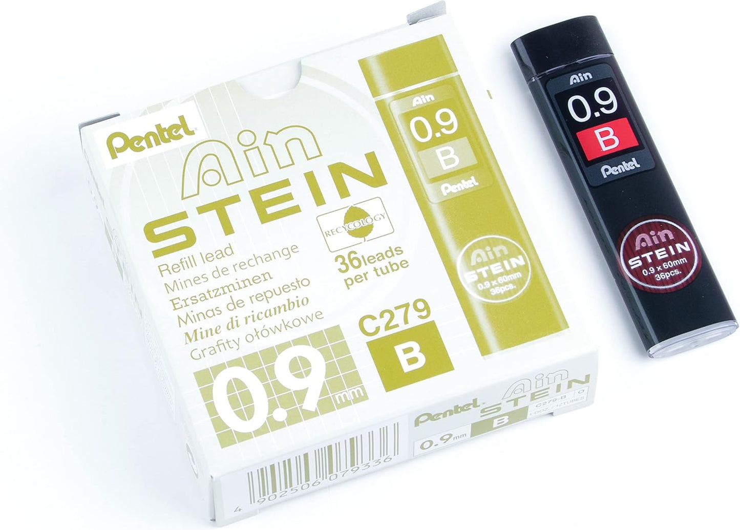 Ain STEIN Feinminen-Set 0.9 mm B, 36 stück (12er Pack)