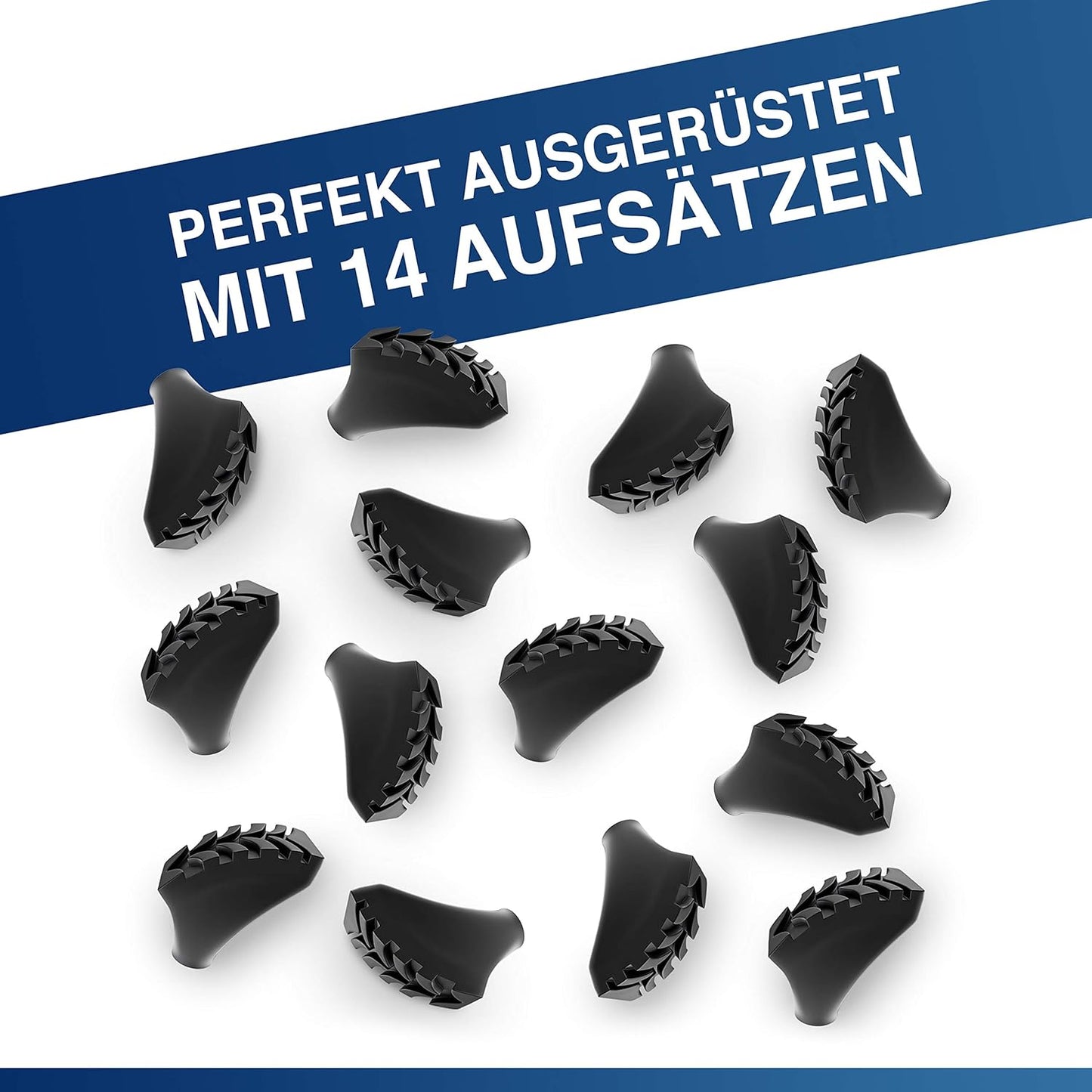 Wanderstöcke-Aufsätze, 14 Stück, Gelände
