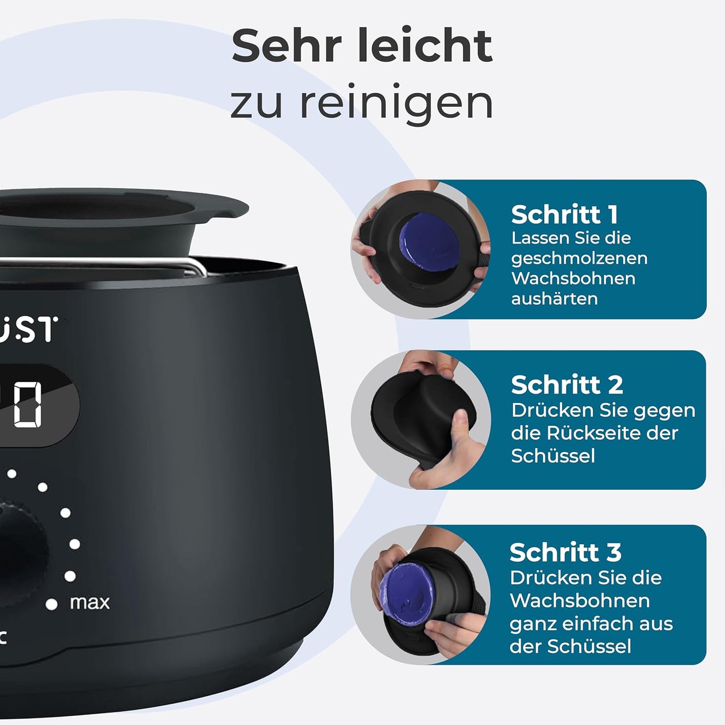 Wachswärmer-Set mit Wachsperlen & Zubehör