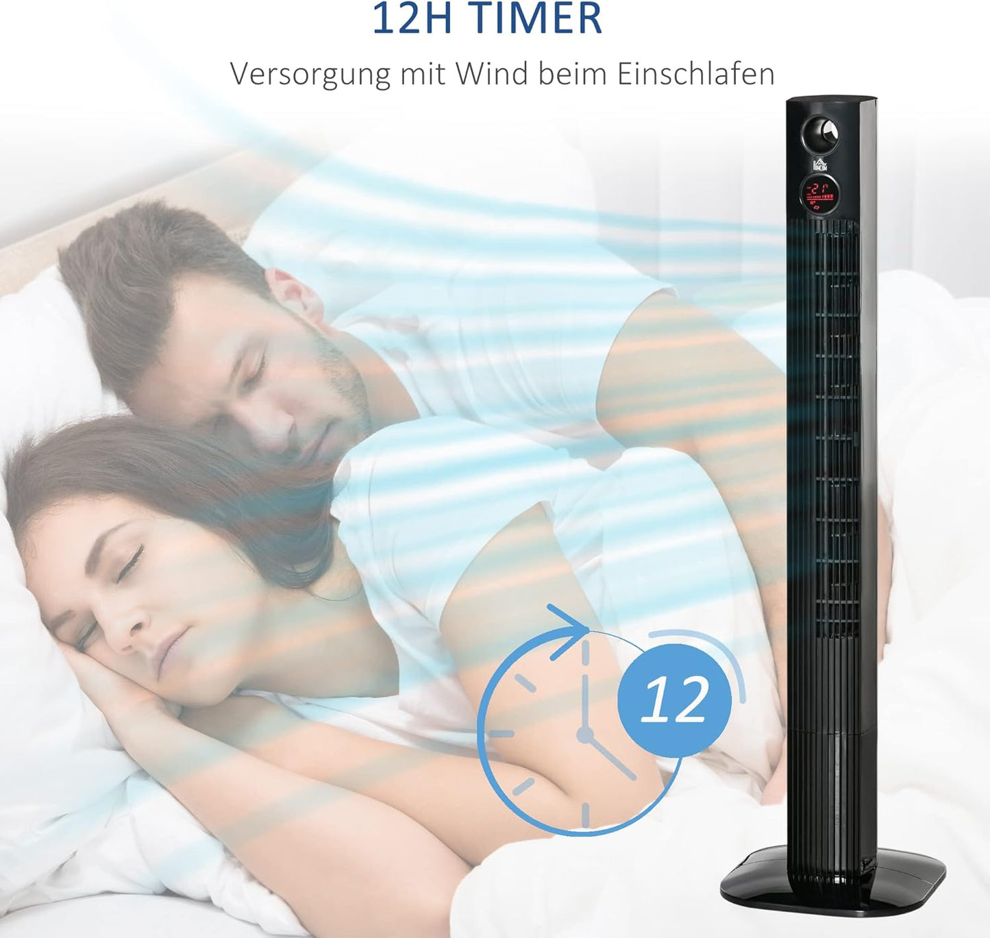 Turmventilator mit Aroma-Diffusor