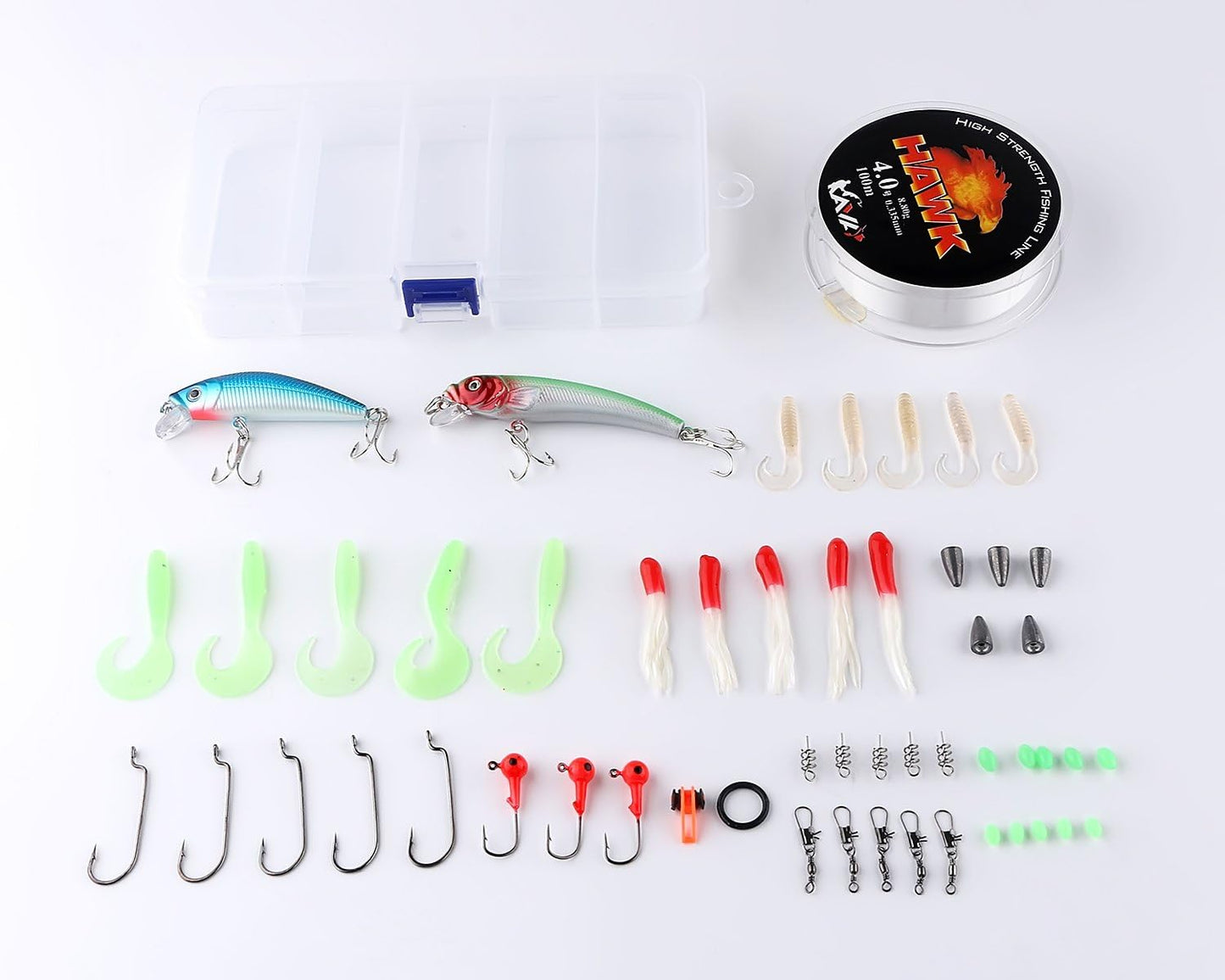 Angelruten Set, 1.8M/5.9FT