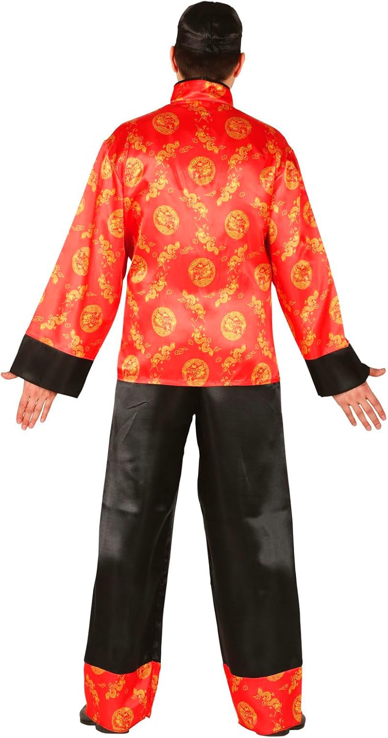 Asiatisches Herren Kostüm-Set für Themenpartys, 48 - 50 (M)