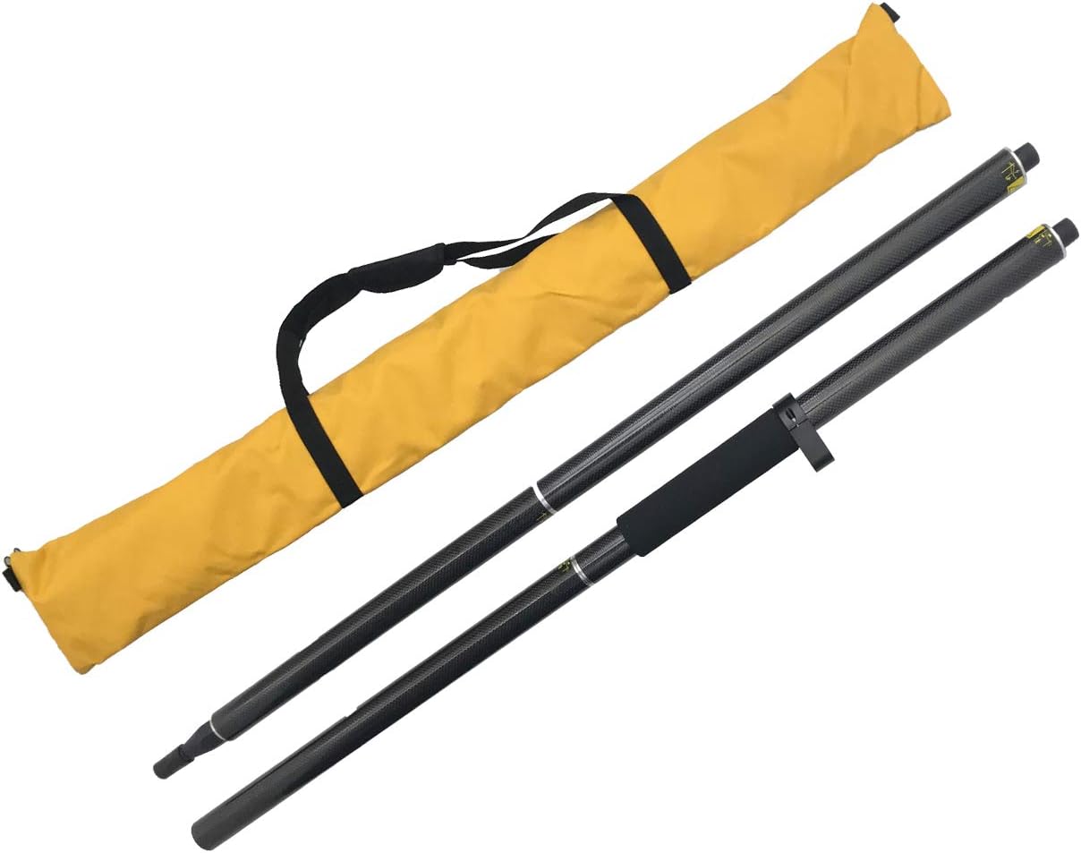 GPS Vermessungsstange GLS24 (2m, 4 Abschnitte), GLS24