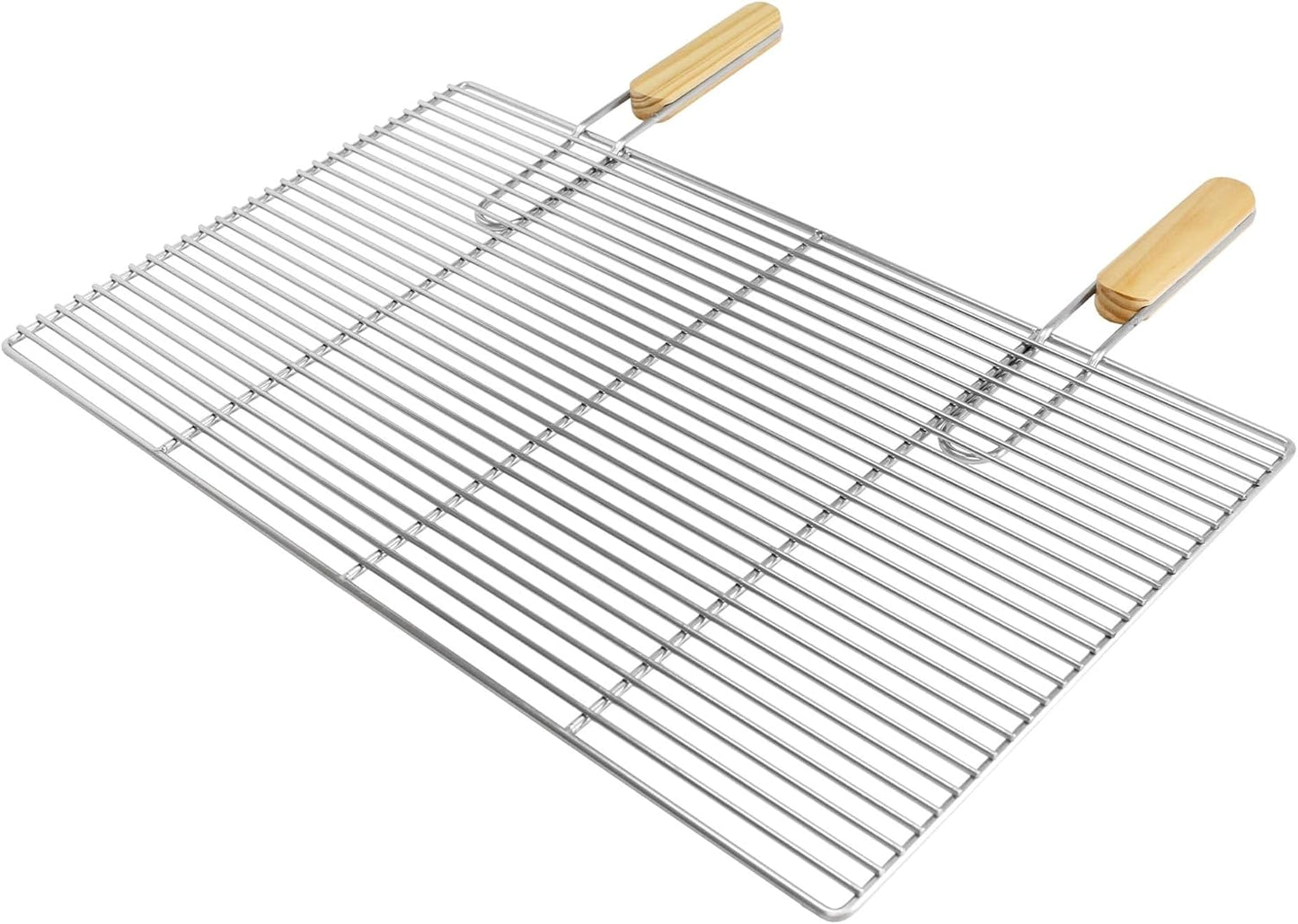 Grillrost mit abnehmbarem Griff, 67 x 40 cm mit Griffen